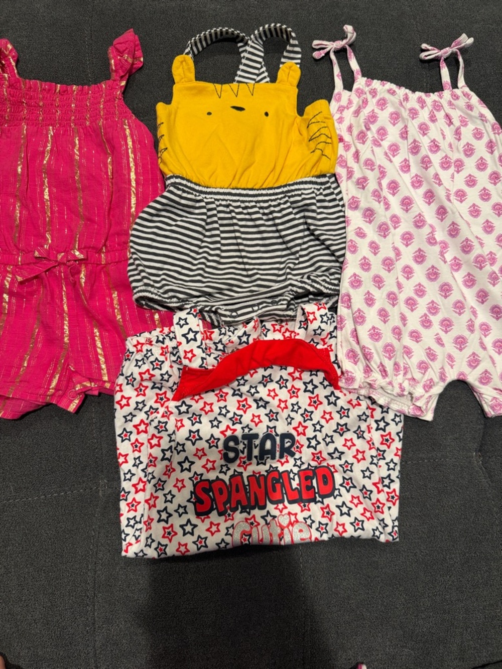 Baby Girl Set of Rompers/Onesie